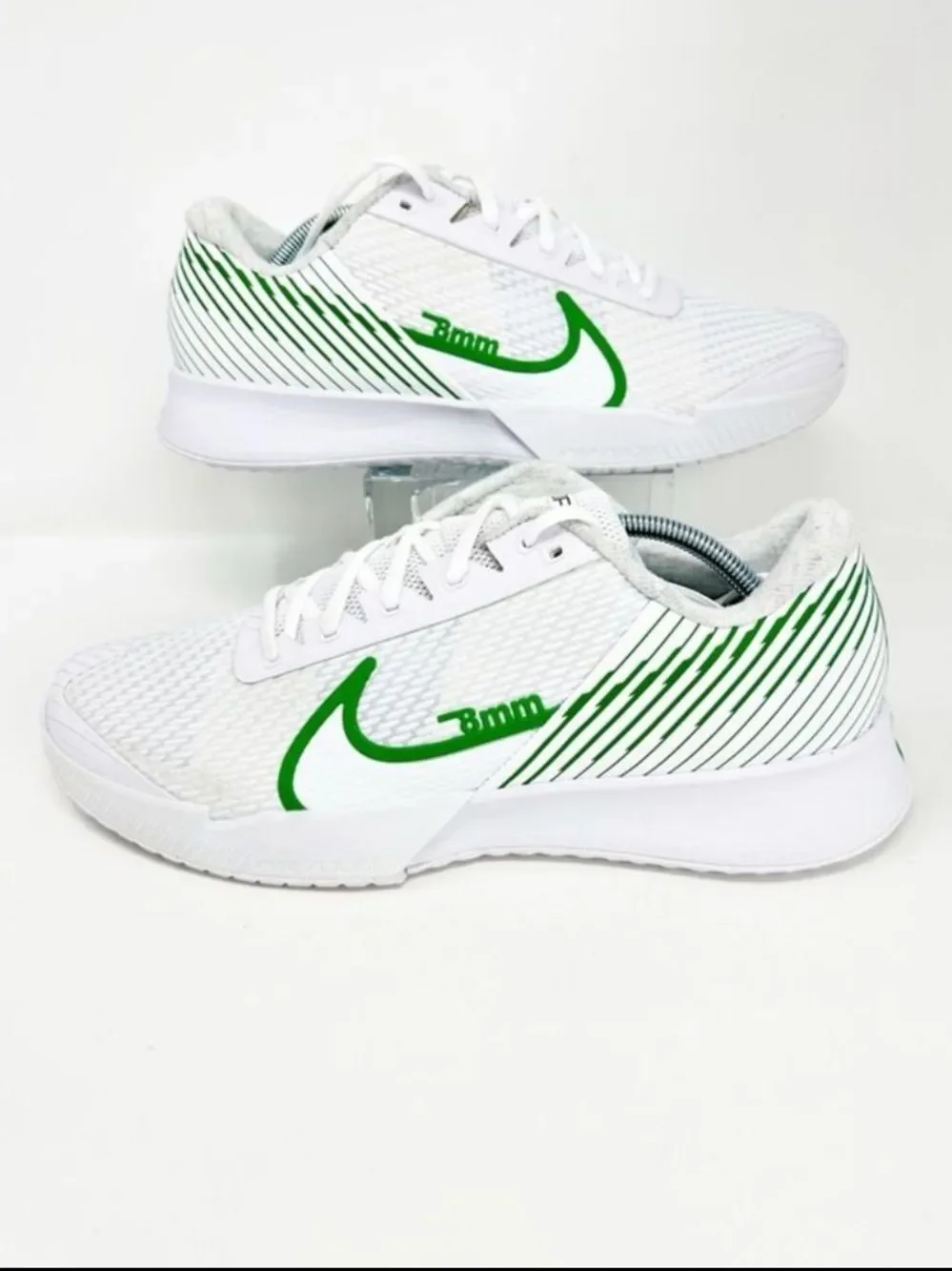 NikeCourt Air Zoom Vapor Pro 2 HC White Kelly Green Size 11.5 DR6191-102
